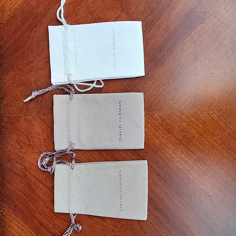 Lot of 3 David Yurman Jewelry Bag/Pouch